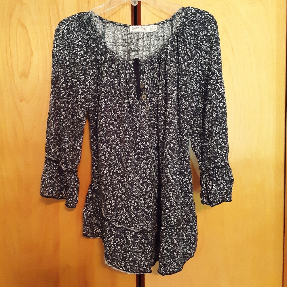 Faded Glory Floral Blouse